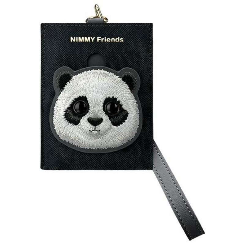 SPOTT-GR Nimmy Big Eyed Pet 2.0 (Panda) Kit - Σετ 3 σε 1 από Τσαντάκι Κινητού - Πορτοφόλι και GPS Locator σε Μαύρο Χρώμα