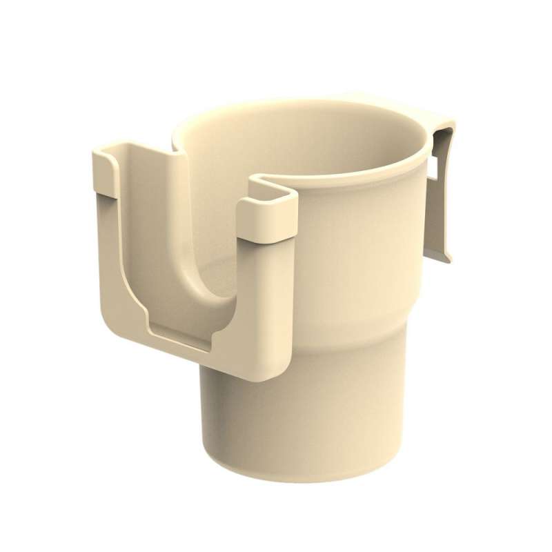 SPOTT-GR Cup n Mobile Holder - Ποτηροθήκη Αυτοκινήτου με Υποδοχή Κινητού 2 σε 1 σε Μπεζ Xρώμα