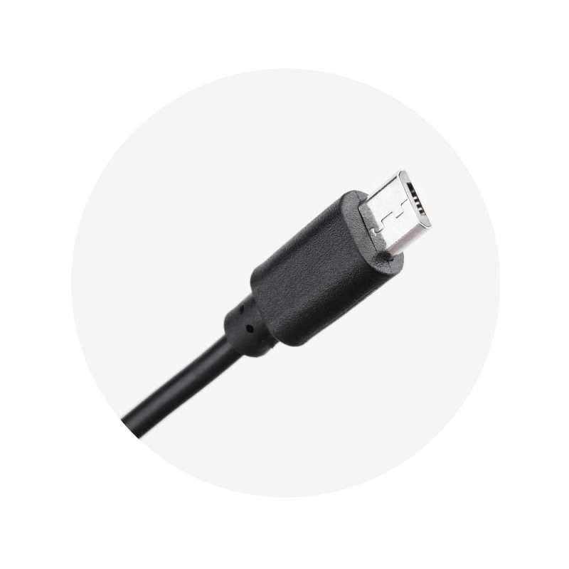 SPOTT-GR Blue Star TFK-TC-1100B - Φορτιστής USB-A με Καλώδιο USB-A σε Micro USB 2A 10W - Μαύρος