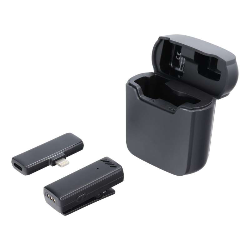 SPOTT-GR OEM Wireless Lavalier S11 - Μικρόφωνο Πέτου με Υποδοχή Lightning και Θήκη Φόρτισης σε Μαύρο Χρώμα