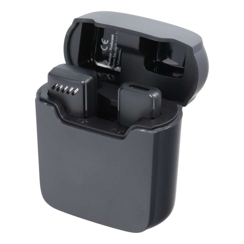 SPOTT-GR OEM Wireless Lavalier S11 - Μικρόφωνο Πέτου με Υποδοχή Lightning και Θήκη Φόρτισης σε Μαύρο Χρώμα