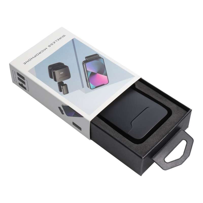 SPOTT-GR OEM Wireless Lavalier S11 - Μικρόφωνο Πέτου με Υποδοχή Lightning και Θήκη Φόρτισης σε Μαύρο Χρώμα