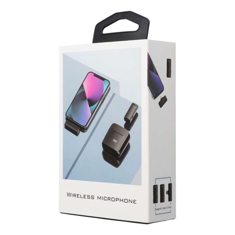 SPOTT-GR OEM Wireless Lavalier S11 - Μικρόφωνο Πέτου με Υποδοχή Lightning και Θήκη Φόρτισης σε Μαύρο Χρώμα