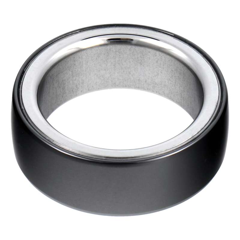 SPOTT-GR Smart Ring R8 - Έξυπνο Δαχτυλίδι με Θήκη Φόρτισης σε Μαύρο Χρώμα (Size 3 - 15.4mm)