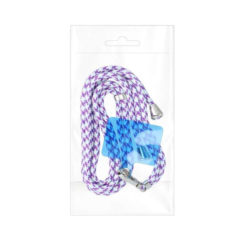 SPOTT-GR Swing Pendant - Λουράκι για Θήκες Κινητών με Ρυθμιζόμενο Μάκρος (Μήκος 165cm) σε Μωβ Xρώμα