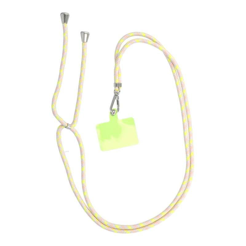 SPOTT-GR Swing Pendant - Λουράκι για Θήκες Κινητών με Ρυθμιζόμενο Μάκρος (Μήκος 165cm) σε Κίτρινο Xρώμα