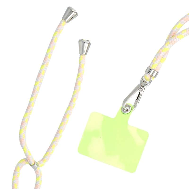 SPOTT-GR Swing Pendant - Λουράκι για Θήκες Κινητών με Ρυθμιζόμενο Μάκρος (Μήκος 165cm) σε Κίτρινο Xρώμα