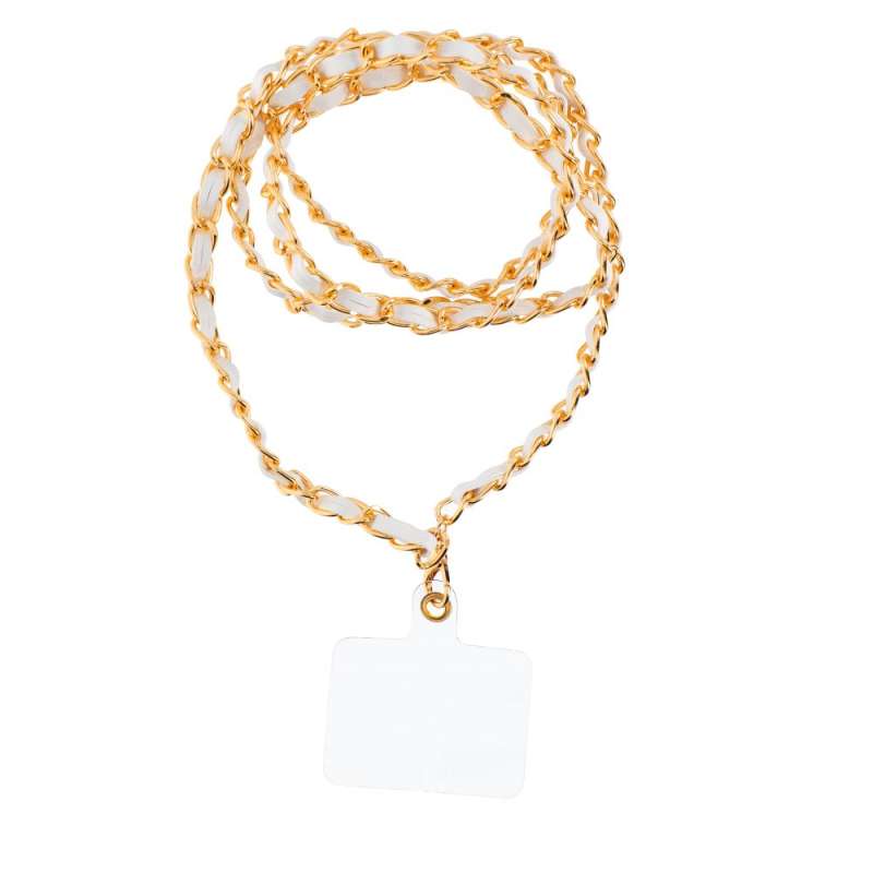 SPOTT-GR Strap Pendant - Λουράκι για Θήκες Κινητών (Μήκος 116cm) σε Άσπρο Xρώμα