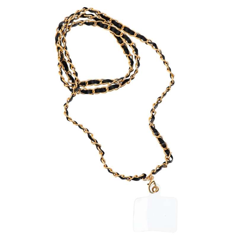 SPOTT-GR Strap Pendant - Λουράκι για Θήκες Κινητών (Μήκος 116cm) σε Μαύρο Χρώμα