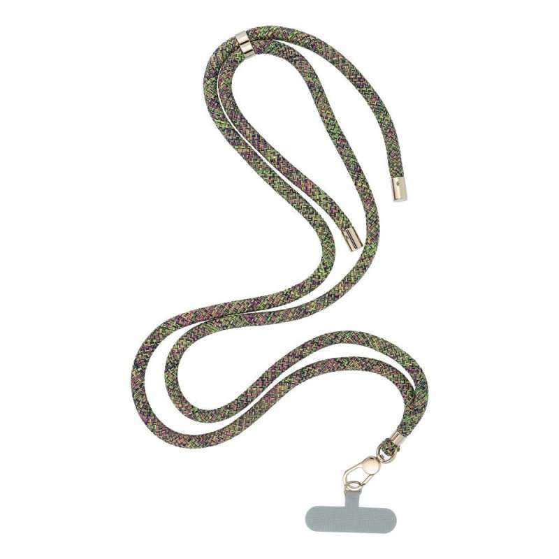 SPOTT-GR Swing Pendant (8mm) - Λουράκι για Θήκες Κινητών με Ρυθμιζόμενο Μάκρος (Μήκος 165cm) σε Πράσινο Xρώμα