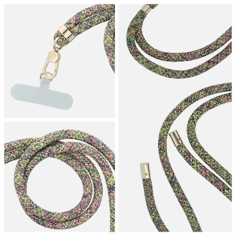 SPOTT-GR Swing Pendant (8mm) - Λουράκι για Θήκες Κινητών με Ρυθμιζόμενο Μάκρος (Μήκος 165cm) σε Πράσινο Xρώμα