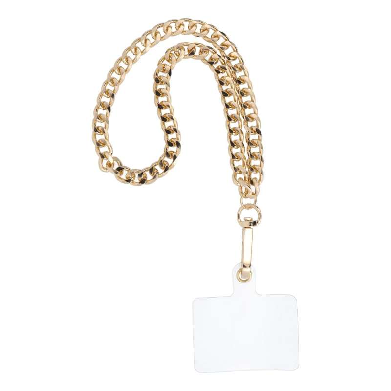 SPOTT-GR Chain Pendant - Λουράκι για Θήκες Κινητών (Μήκος 20cm) σε Χρυσό Χρώμα