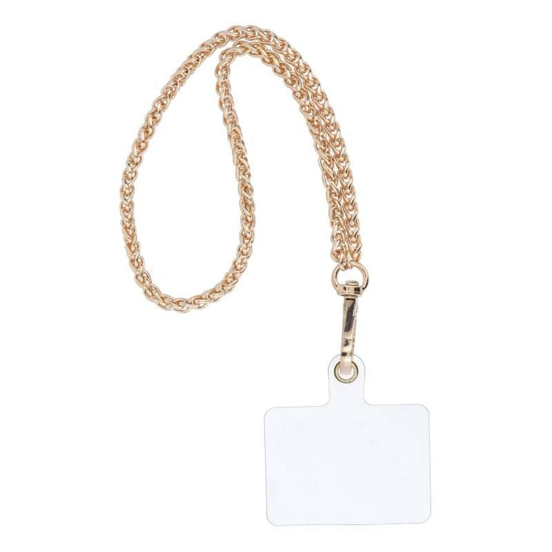 SPOTT-GR Chain Pendant - Λουράκι για Θήκες Κινητών (Μήκος 20cm) σε Χρυσό Χρώμα