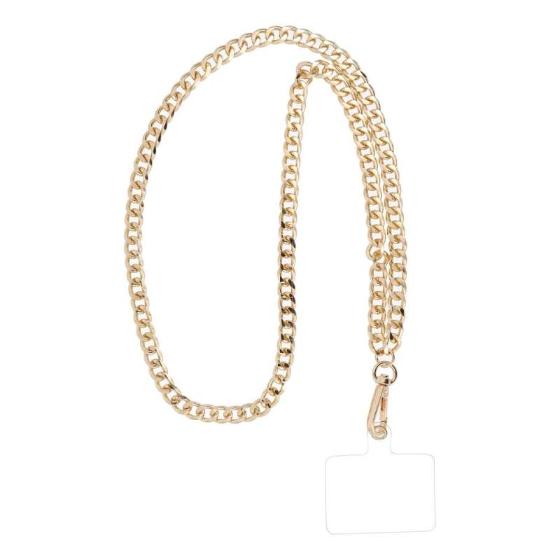 SPOTT-GR Chain Pendant - Λουράκι για Θήκες Κινητών (Μήκος 80cm) σε Χρυσό Χρώμα