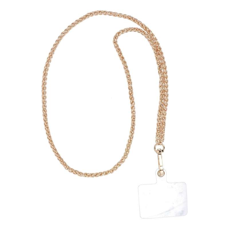 SPOTT-GR Chain Pendant - Λουράκι για Θήκες Κινητών (Μήκος 80cm) σε Χρυσό Χρώμα
