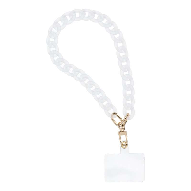 SPOTT-GR Panama Pendant - Λουράκι για Θήκες Κινητών (Μήκος 20cm) σε Άσπρο Xρώμα