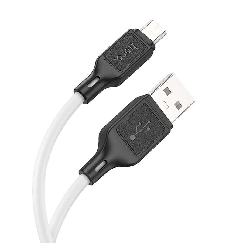 SPOTT-GR Hoco X90 - Καλώδιο USB-A σε Micro USB 2.4A 1m - Άσπρο