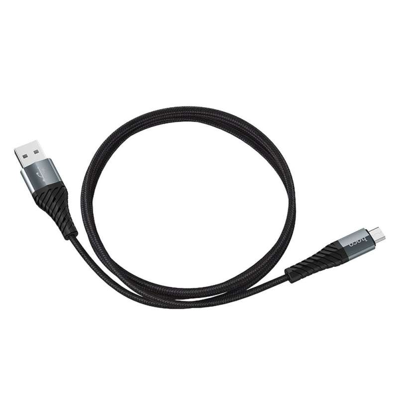 SPOTT-GR Hoco X38 - Καλώδιο USB-A σε Micro USB 1m - Μαύρο