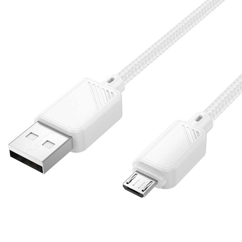 SPOTT-GR Hoco X113 - Καλώδιο USB-A σε Micro USB 2.4A 1m - Άσπρο