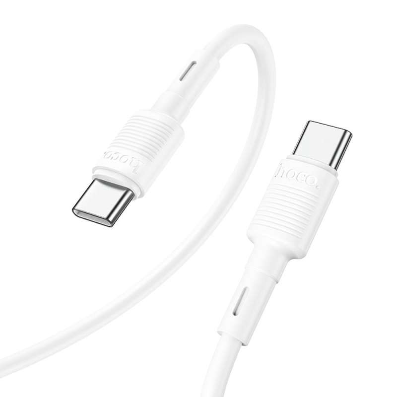 SPOTT-GR Hoco X83 - Καλώδιο Type-C σε Type-C PD 3A 60W 1m - Άσπρο