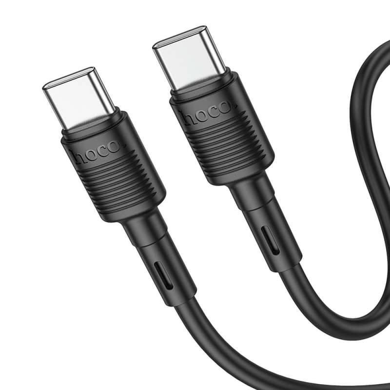 SPOTT-GR Hoco X83 - Καλώδιο Type-C σε Type-C PD 3A 60W 1m - Μαύρο