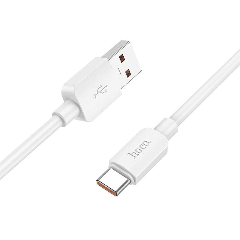 SPOTT-GR Hoco X96 - Καλώδιο USB-A σε Type-C (PD 6A 100W) 1m σε Άσπρο Xρώμα