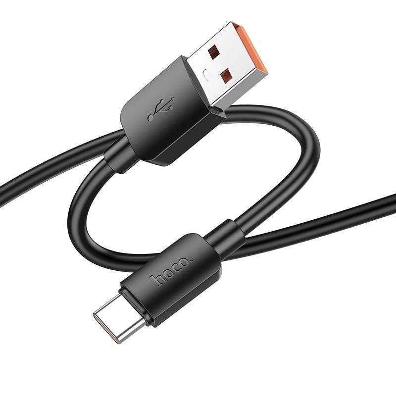 SPOTT-GR Hoco X96 - Καλώδιο USB-A σε Type-C PD 6A 100W 1m - Μαύρο