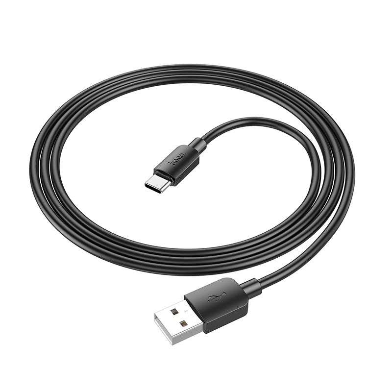 SPOTT-GR Hoco X96 - Καλώδιο USB-A σε Type-C PD 2.4A 27W 1m - Μαύρο