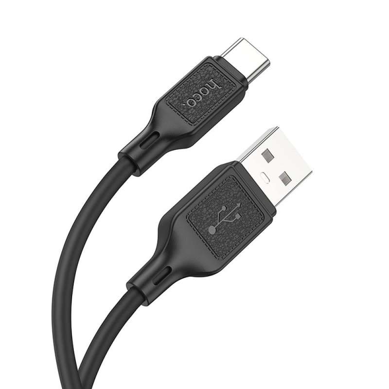 SPOTT-GR Hoco X90 - Καλώδιο USB-A σε Type-C 3A 60W 1m - Μαύρο