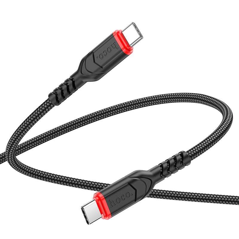 SPOTT-GR Hoco X59 - Καλώδιο Type-C σε Type-C (3A 60W) 3m σε Μαύρο Χρώμα