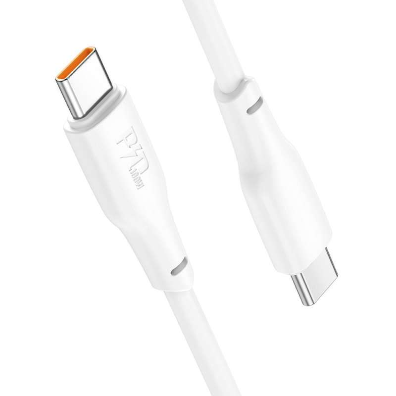 SPOTT-GR Hoco X93 - Καλώδιο Type-C σε Type-C 3A 100W 1m - Άσπρο