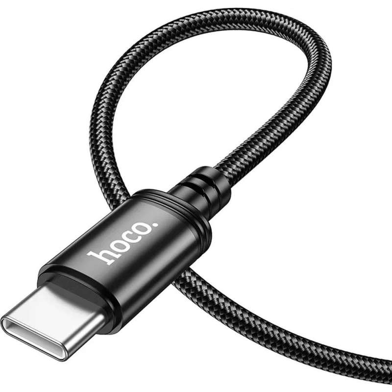 SPOTT-GR Hoco X89 - Καλώδιο Type-C σε Type-C (3A 60W) 1m σε Μαύρο Χρώμα