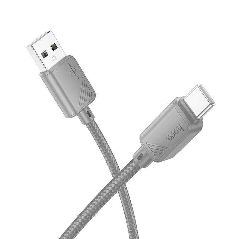 SPOTT-GR Hoco X113 - Καλώδιο USB-A σε Type-C 3A 1m - Γκρι