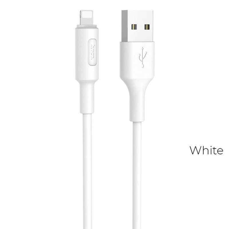 SPOTT-GR Hoco X25 - Καλώδιο USB-A σε Lightning 2A 1m - Άσπρο