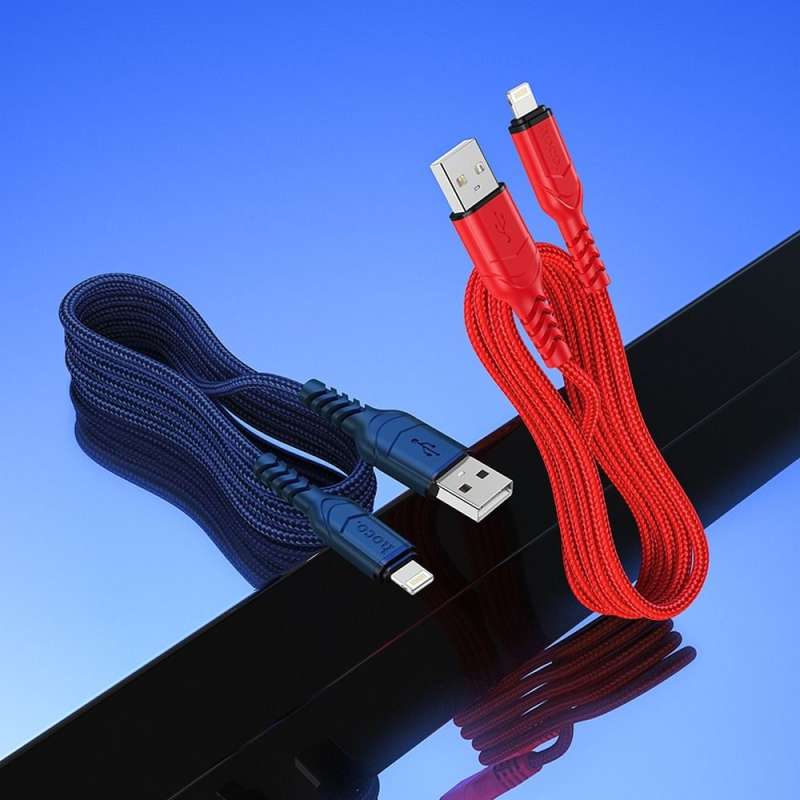 SPOTT-GR Hoco X59 - Καλώδιο USB-A σε Lightning 2.4A 1m - Μπλε