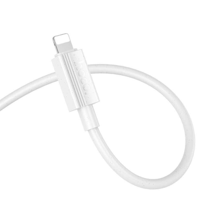 SPOTT-GR Hoco X107 - Καλώδιο USB-A σε Lightning 2.4A 1m - Άσπρο