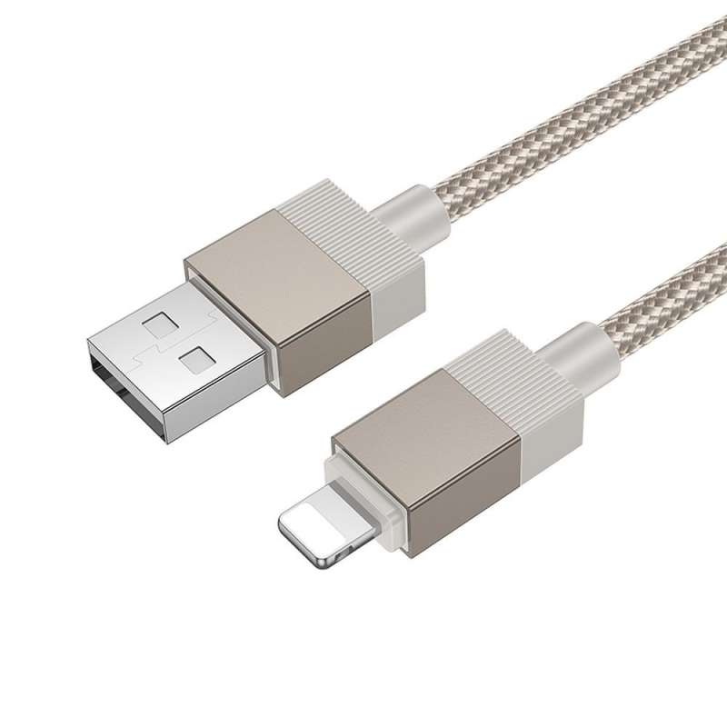 SPOTT-GR Hoco X110 - Καλώδιο USB-A σε Lightning 2.4A 1m σε Χρυσό Xρώμα