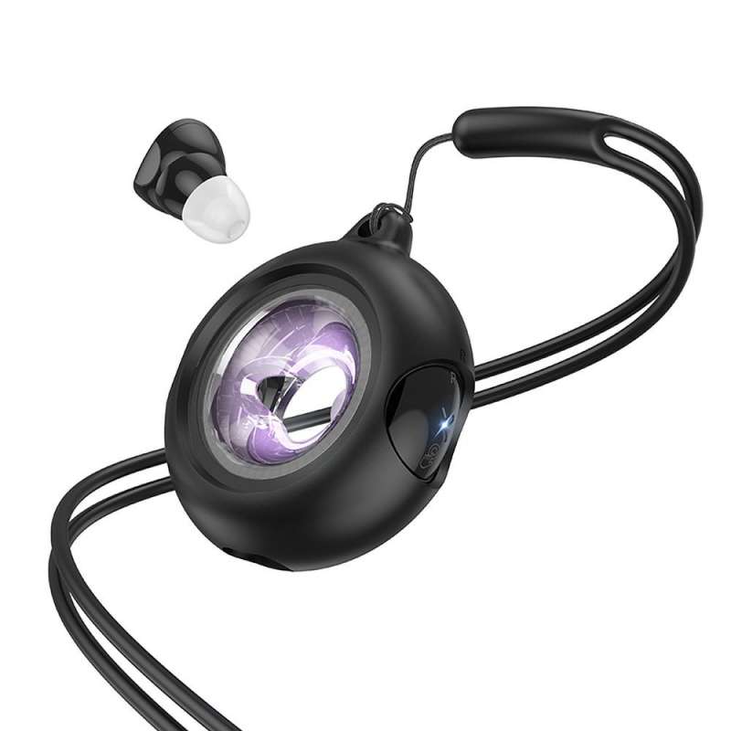 SPOTT-GR Hoco EW71 - Ασύρματα In-Ear Ακουστικά Bluetooth TWS με Θήκη Φόρτισης σε Σχήμα Ντόνατ - Μαύρα