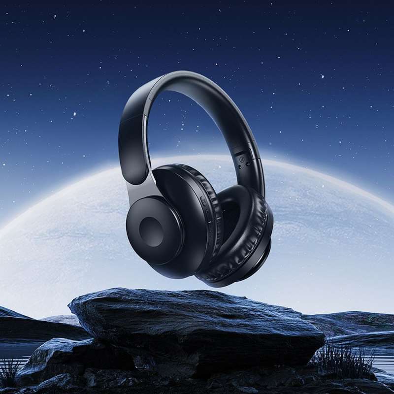 SPOTT-GR Hoco W45 Enjoy - Ασύρματα Over-Ear Ακουστικά Bluetooth με Δυνατότητα Σύνδεσης Μέσω Type-C - Μαύρα