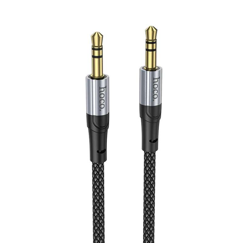 SPOTT-GR Hoco UPA26 - Καλώδιο AUX Jack 3.5mm (Αρσενικό) σε Jack 3.5mm (Αρσενικό) 1m - Μαύρο