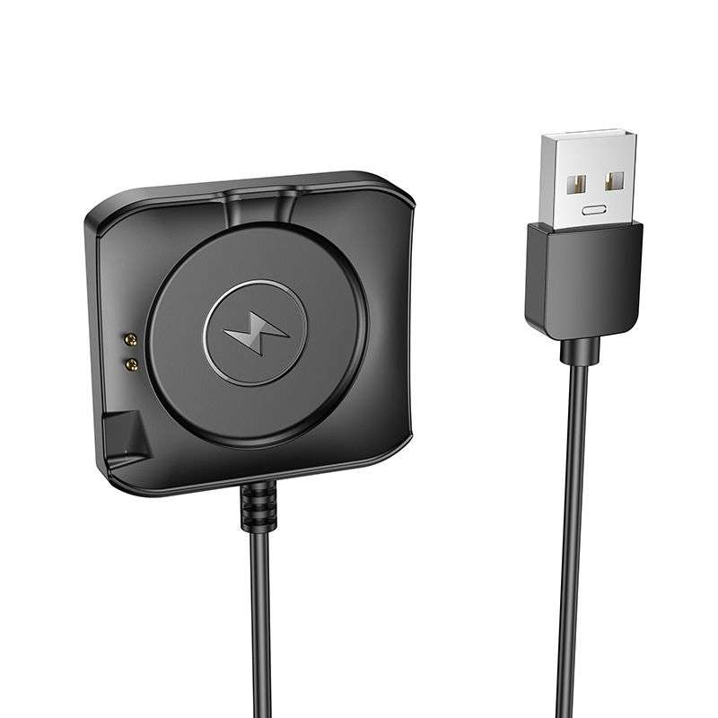 SPOTT-GR Hoco charging Καλώδιο για smartwatch Y28 0,6 m - Μαύρο
