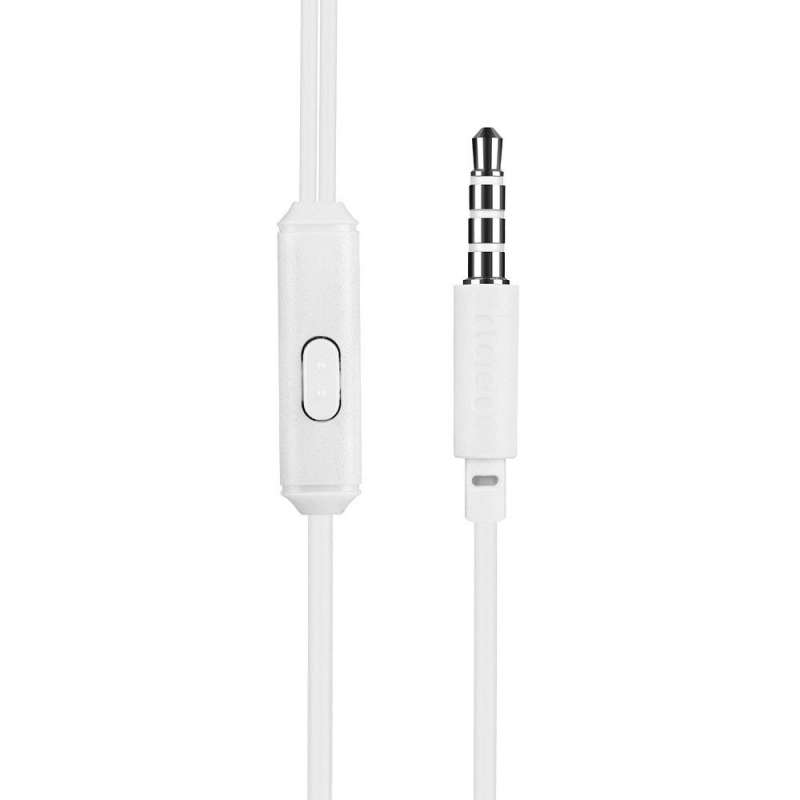 SPOTT-GR Hoco Ενσύρματα In-Ear Ακουστικά με Καρφί 3.5mm και Μικρόφωνο M14 - Άσπρα