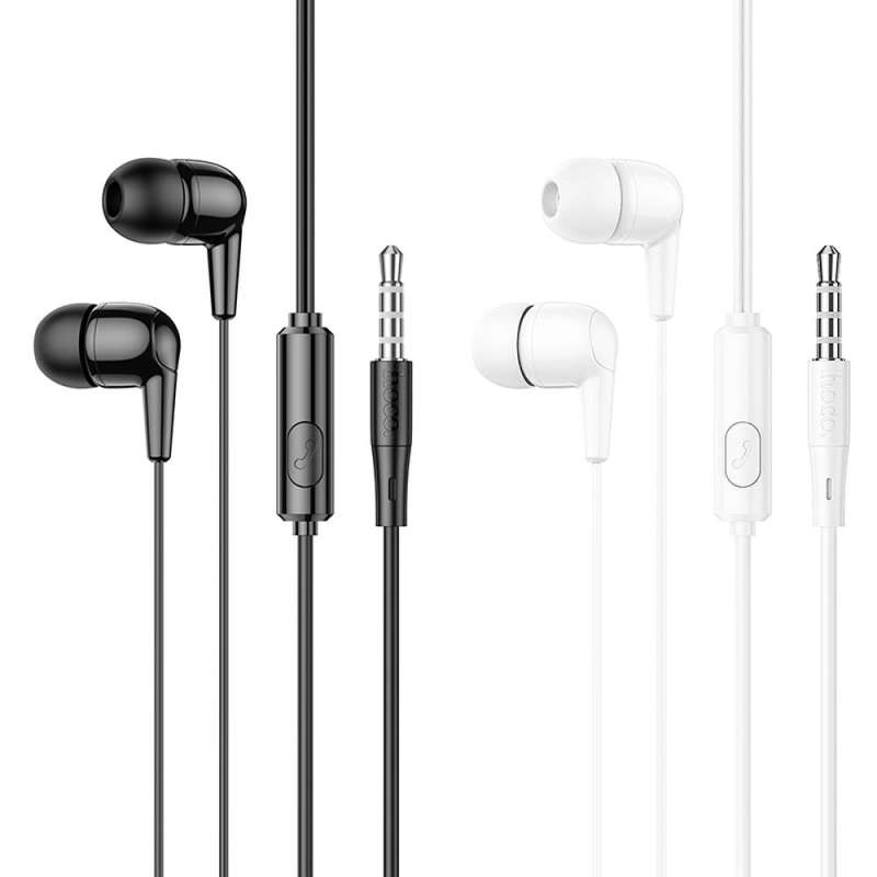SPOTT-GR Hoco M97 - Ενσύρματα In-Ear Ακουστικά με Καρφί 3.5mm και Μικρόφωνο - Άσπρα