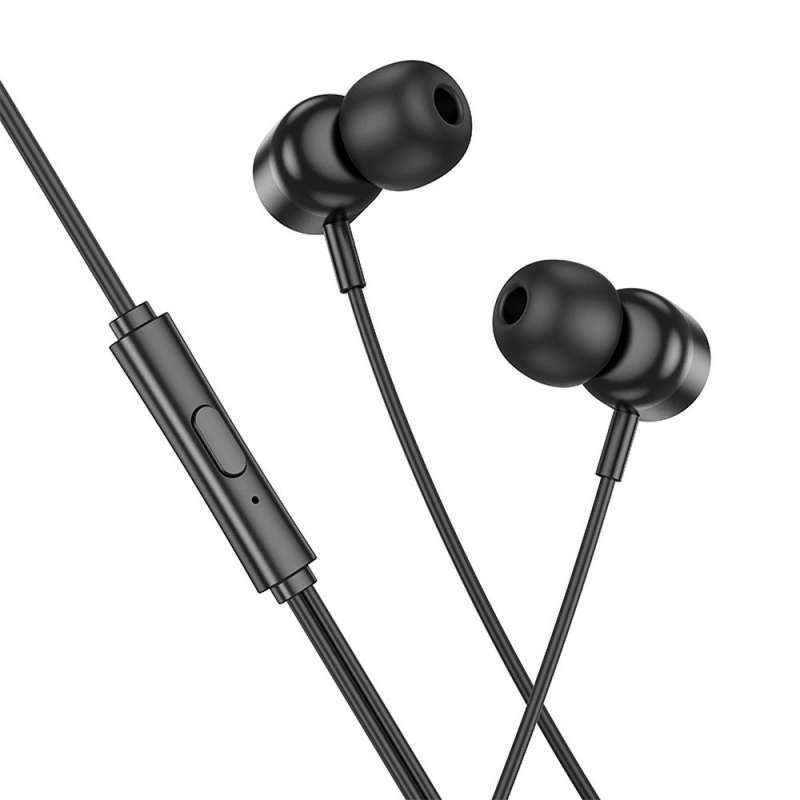 SPOTT-GR Hoco M122 - Ενσύρματα In-Ear Ακουστικά με Υποδοχή Type-C και Μικρόφωνο - Μαύρα