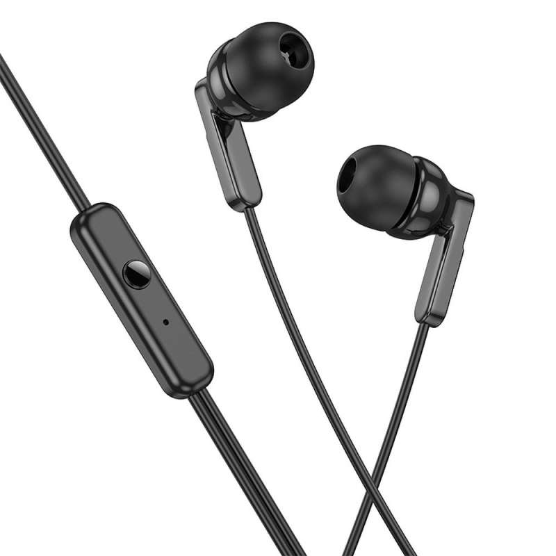 SPOTT-GR Hoco M121 - Ενσύρματα In-Ear Ακουστικά με Καρφί 3.5mm και Μικρόφωνο σε Μαύρο Χρώμα
