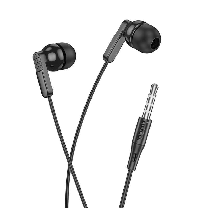 SPOTT-GR Hoco M121 - Ενσύρματα In-Ear Ακουστικά με Καρφί 3.5mm και Μικρόφωνο σε Μαύρο Χρώμα