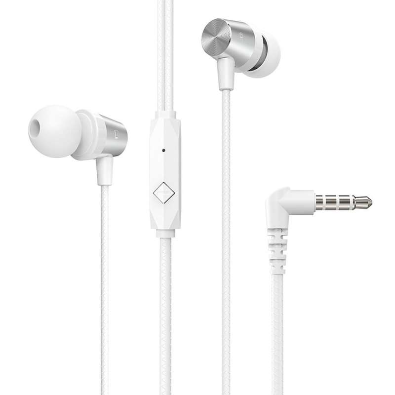 SPOTT-GR Hoco M79 - Ενσύρματα In-Ear Ακουστικά με Καρφί 3.5mm και Μικρόφωνο - Άσπρα