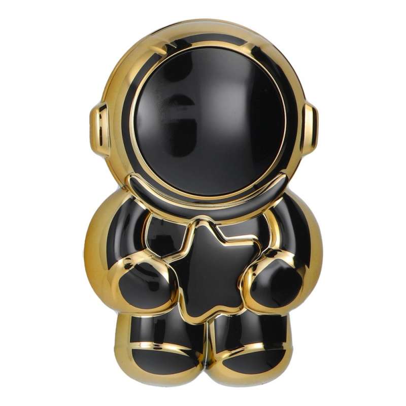 SPOTT-GR Phone Stand Astronaut - Αυτοκόλλητη Βάση Γραφείου για Κινητά σε Μαύρο Χρώμα