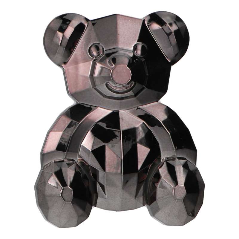 SPOTT-GR Phone Stand Bear - Αυτοκόλλητη Βάση Γραφείου για Κινητά σε Μαύρο Χρώμα