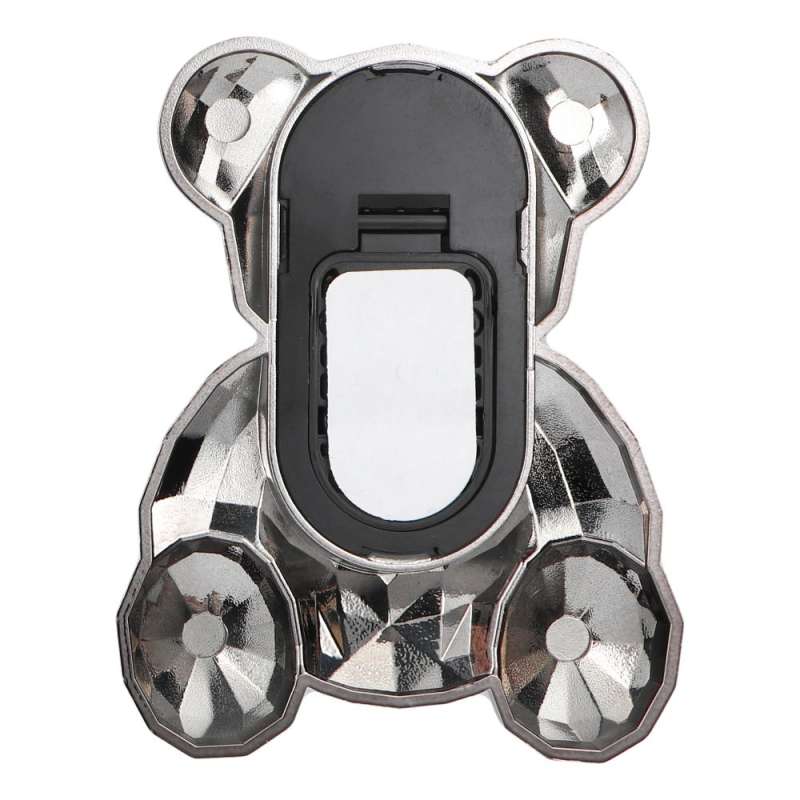 SPOTT-GR Phone Stand Bear - Αυτοκόλλητη Βάση Γραφείου για Κινητά σε Μαύρο Χρώμα
